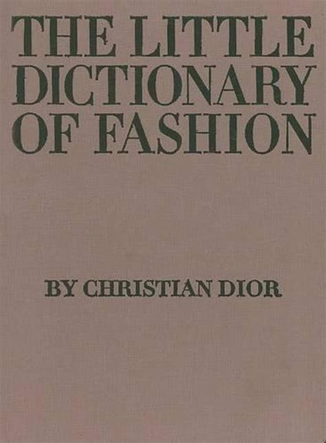 christian dior little dictionary of fashion|christian dior fashion.